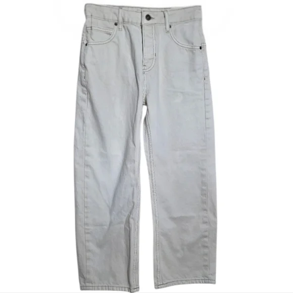 We The Free Jeans Deep Trance Dropped Boyfriend Wide Leg Denim Cream Size 24 - Picture 5 of 14